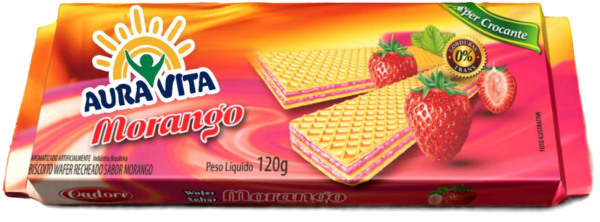 Wafer Morango 120g